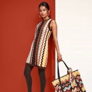 Missoni For Target Sleeveless Chevron Dress XS
